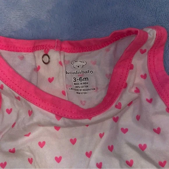 Koala baby girl polka dot and sail boats matching set - Picture 2 of 6